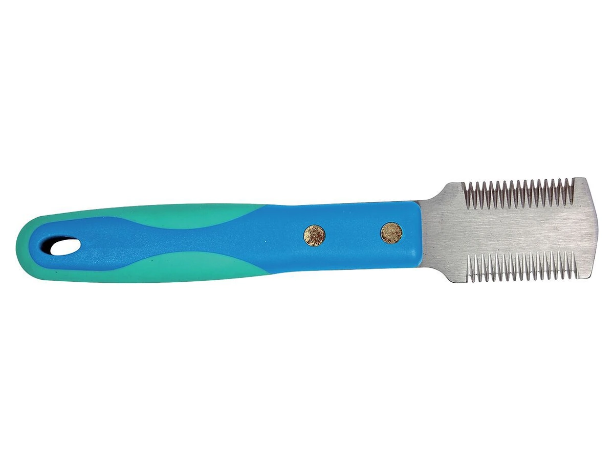Vivog trimkniv med 17 tänder och kort blad